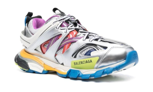 Track metallic panelled sneakers - immagine 8