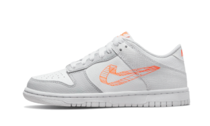 3D Swoosh White Grey