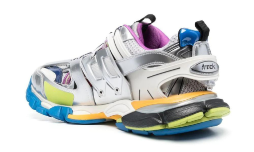 Track metallic panelled sneakers - immagine 6