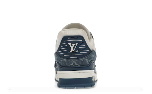 Trainer Monogram Denim White Blue - immagine 8