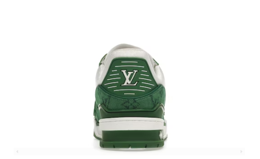 Trainer Green Monogram Denim White - immagine 8