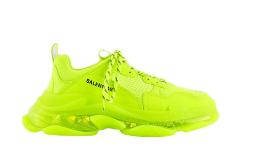 Triple S Clear Sole Fluo Yellow - immagine 4