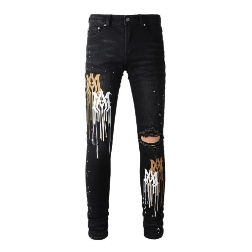 JEANS AMIRI – LOGO MULTICOLOR - immagine 8