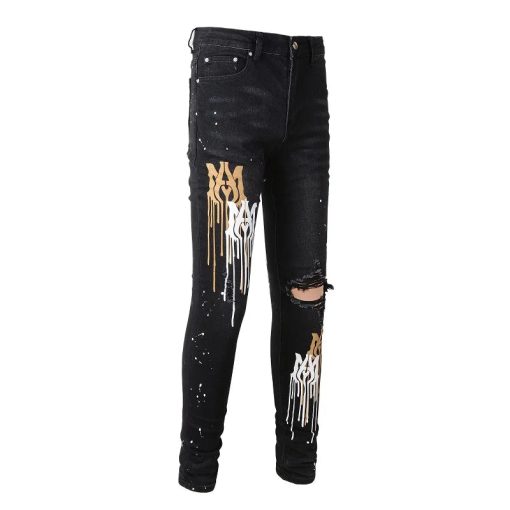 JEANS AMIRI – LOGO MULTICOLOR - immagine 6