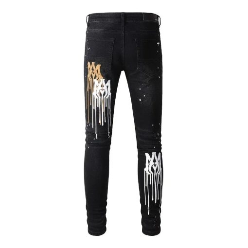 JEANS AMIRI – LOGO MULTICOLOR - immagine 4