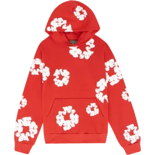 DENIM TEARS – Hoodie Red