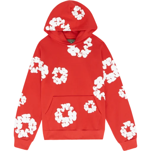 DENIM TEARS – Hoodie Red - immagine 2