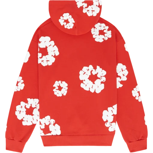 DENIM TEARS – Hoodie Red - immagine 4