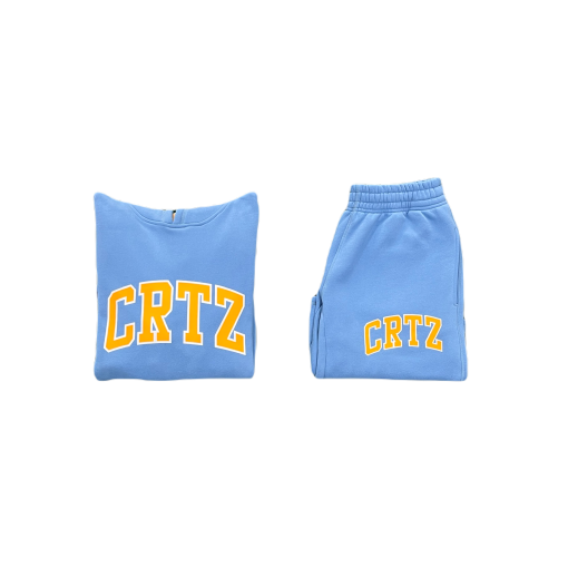 BABY BLUE LETTER SUIT - immagine 2