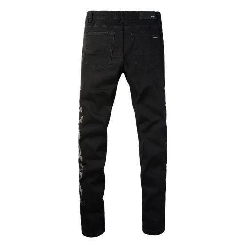 JEANS AMIRI – BLACK BONES - immagine 8