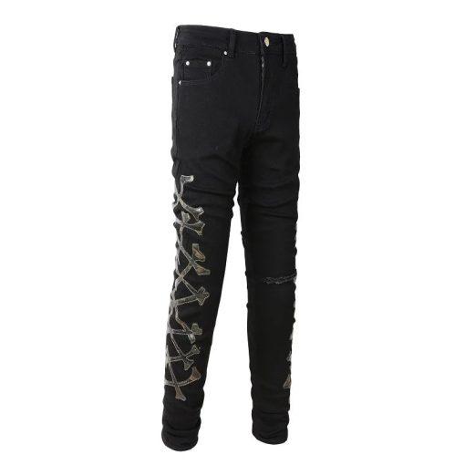 JEANS AMIRI – BLACK BONES - immagine 6