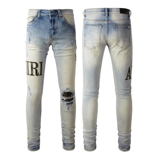 JEANS AMIRI – BLACK LOGO - immagine 2