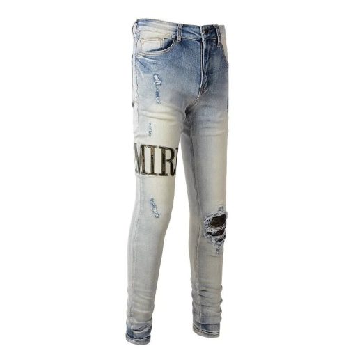 JEANS AMIRI – BLACK LOGO - immagine 6