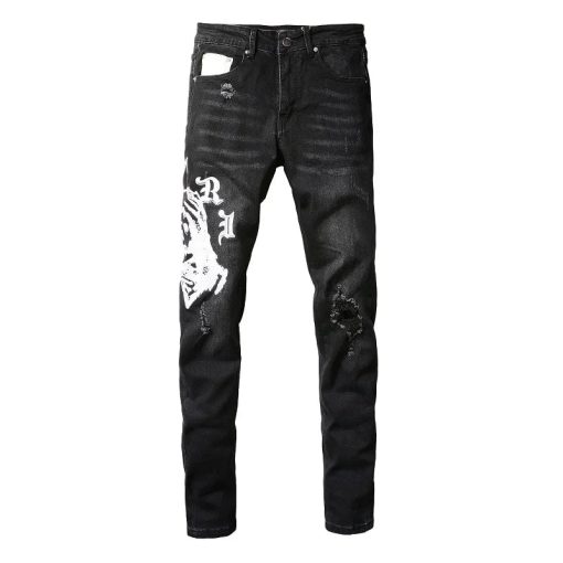 JEANS AMIRI – WHITE LOGO - immagine 4