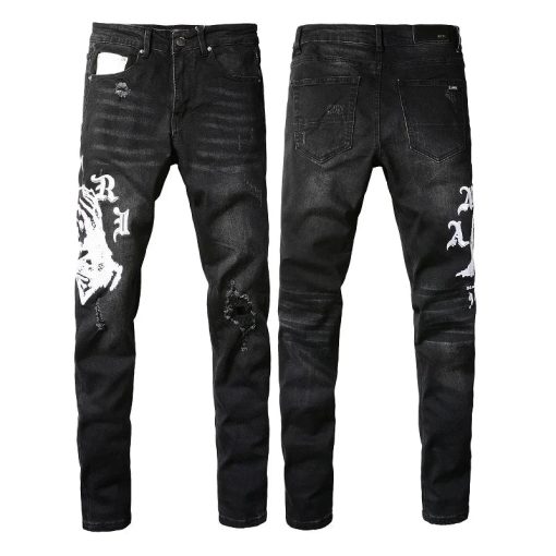 JEANS AMIRI – WHITE LOGO - immagine 2