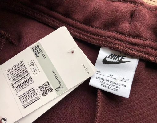 NK TECH FLEECE – RED/BORDEAUX (completa) - immagine 12