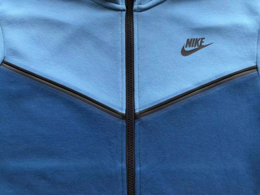 NK TECH FLEECE – LIGHT BLUE/BLUE (completa) - immagine 8