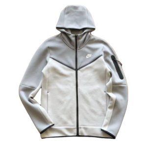 NK TECH FLEECE – GREY/WHITE (completa)