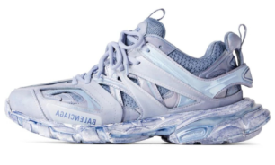 Track panelled sneakers