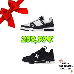 LV TRAINER BLACK + LV SKATE BLACK